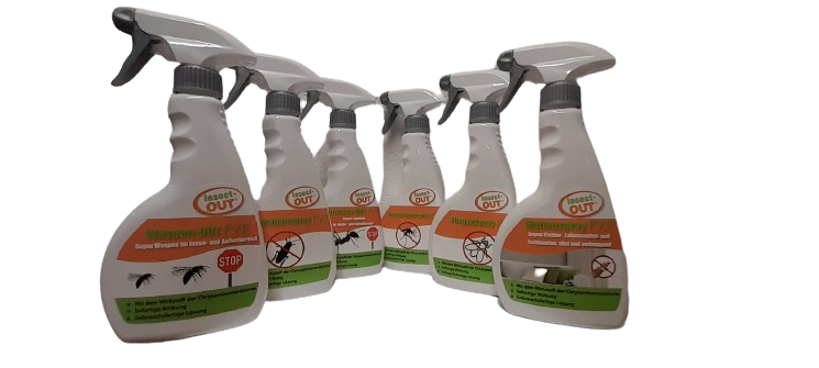Naturpyrethrum Insektizidspray mit sofortiger Wirkung von Insect-OUT®
