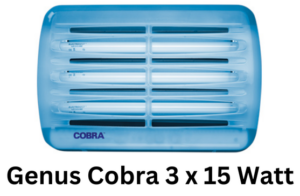 3 x 15W Genus COBRA Translucent Fliegenfanggerät niedrige Betriebskosten